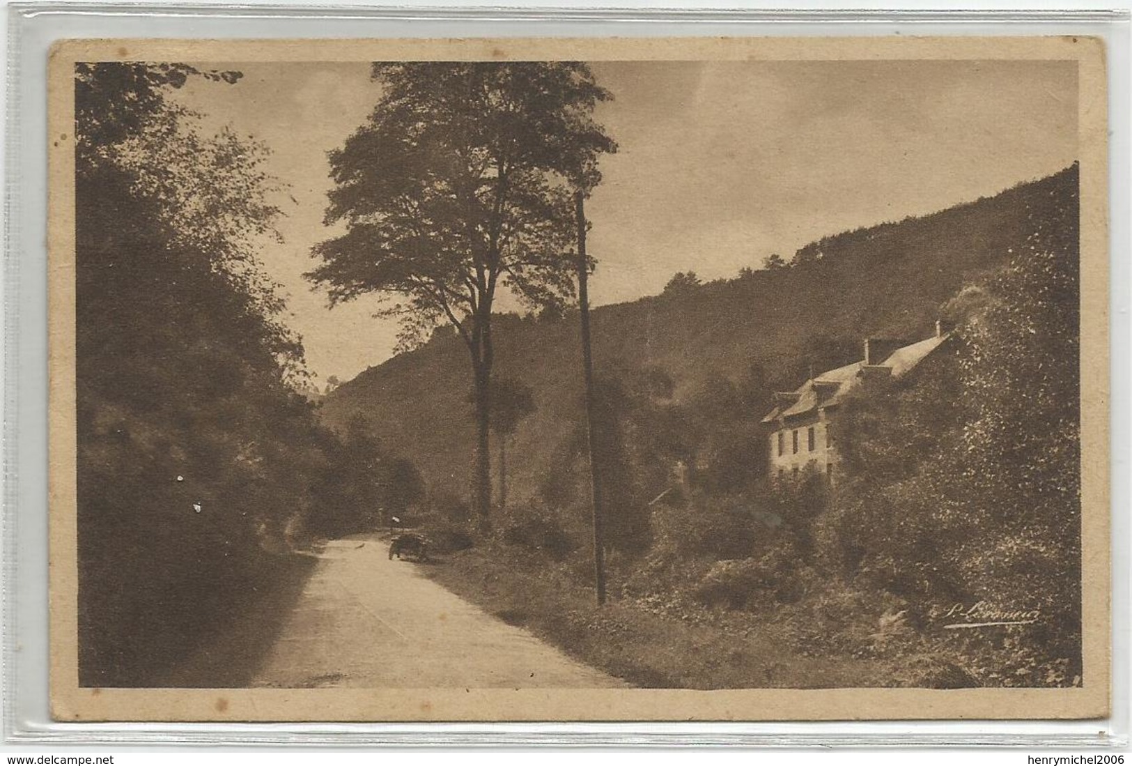 61 Orne  Route De Flers A Pont Erambourg Vallée Vère La Normandie Ed Levasseur N507 - Flers