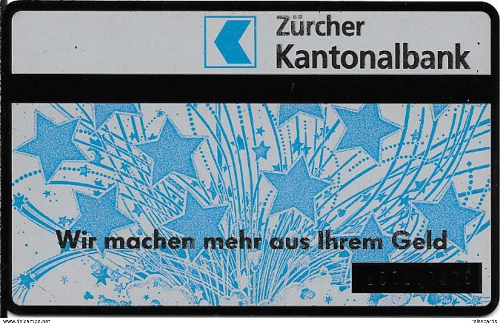 Switzerland: PTT KP-93/92A 327L Zürcher Kantonalbank - Suiza