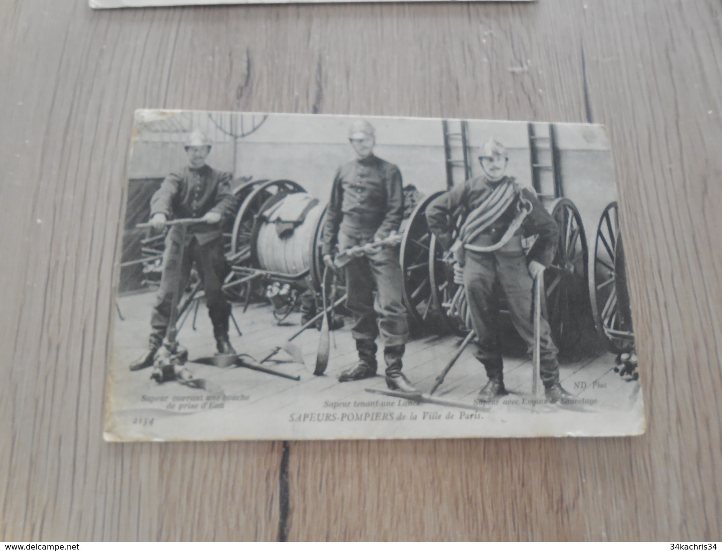 CPA Thème Sapeur Pompier De Paris Nouvelle Grande échelle - Sapeurs-Pompiers