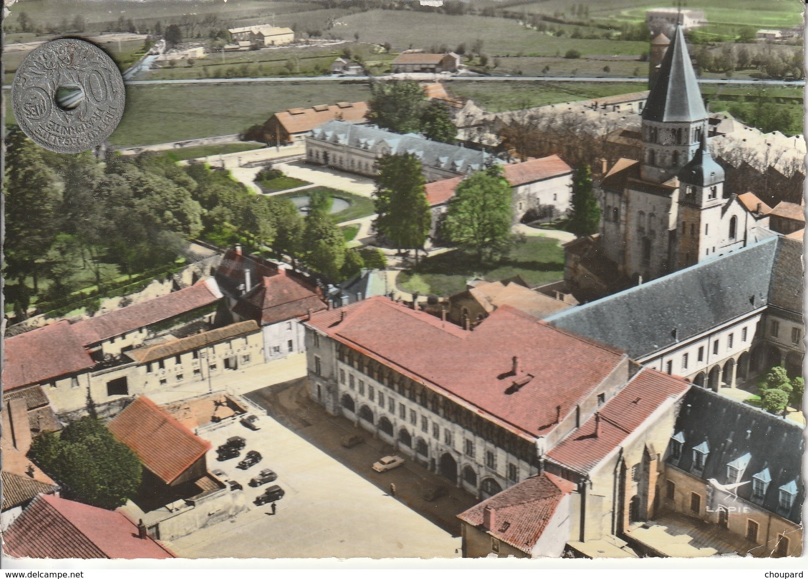 71 - Carte Postale Semi Moderne Dentelée CLUNY     Vue Aérienne - Cluny