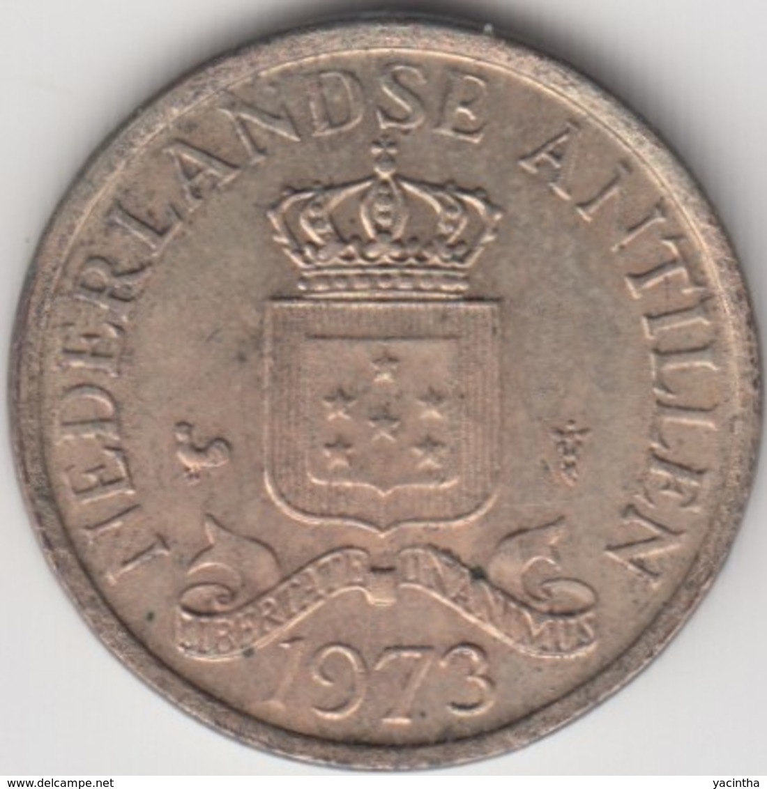 @Y@    Nederlandse Antillen  1  Cent  1973   ( 4587 ) - Niederländische Antillen