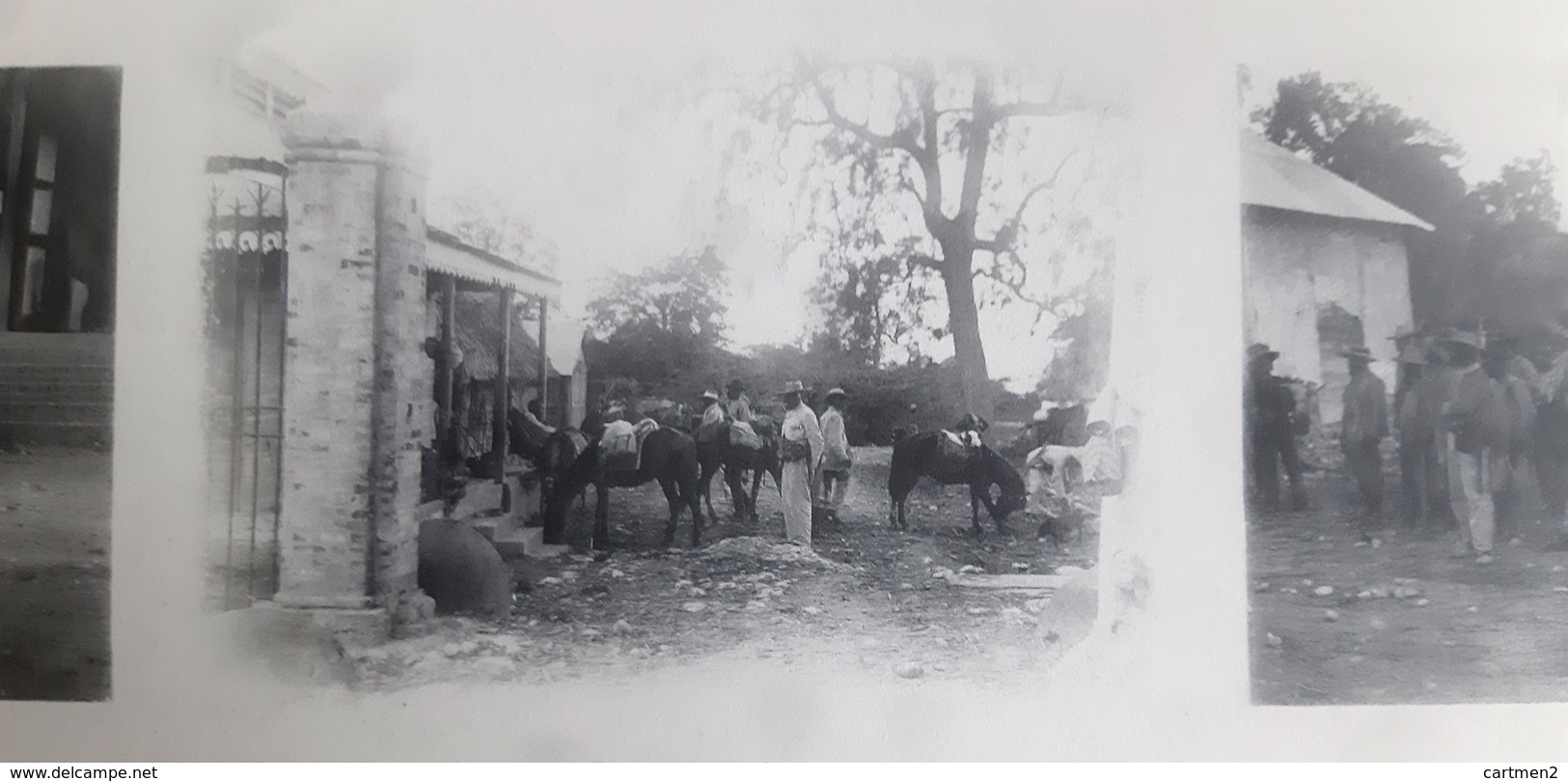 PORT-AU-PRINCE HAÏTI CAVALERIE POSTE DU BUREAU CLAIRONS ET TAPINS REGIMENT CHEMIN DE FER CAMPAGNE VAISSEAU DUGAY-TROUIN - Haití