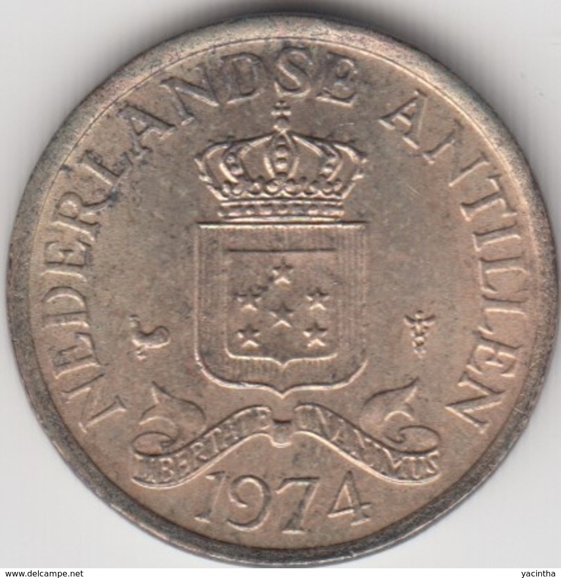 @Y@    Nederlandse Antillen  1  Cent  1974   ( 4588 ) - Niederländische Antillen