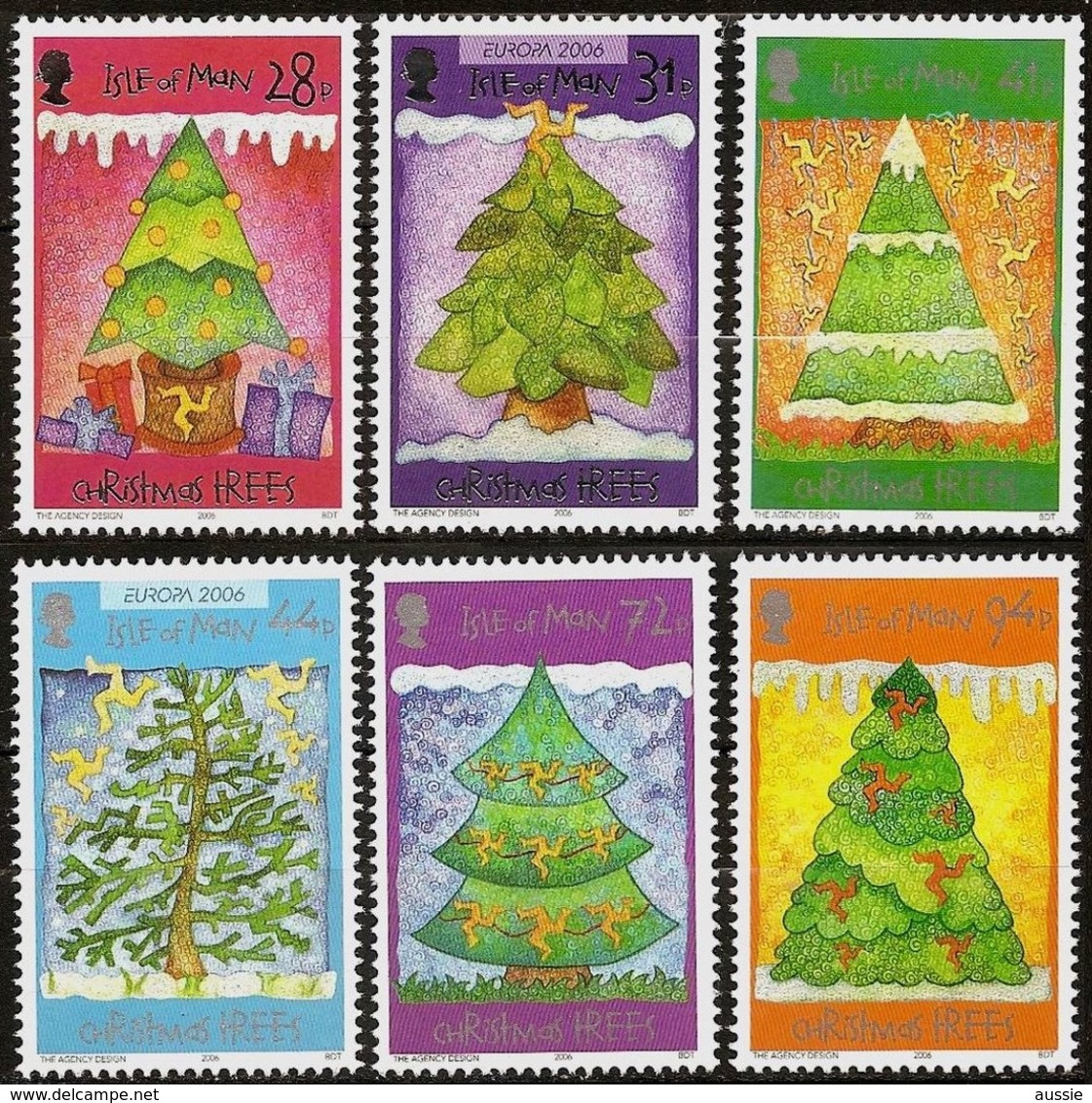 Île De Man 2006 Yvertn° 1354-1359 *** MNH Cote 15,25 Euro  Noel Kerstmis Christmas Europa - Man (Ile De)