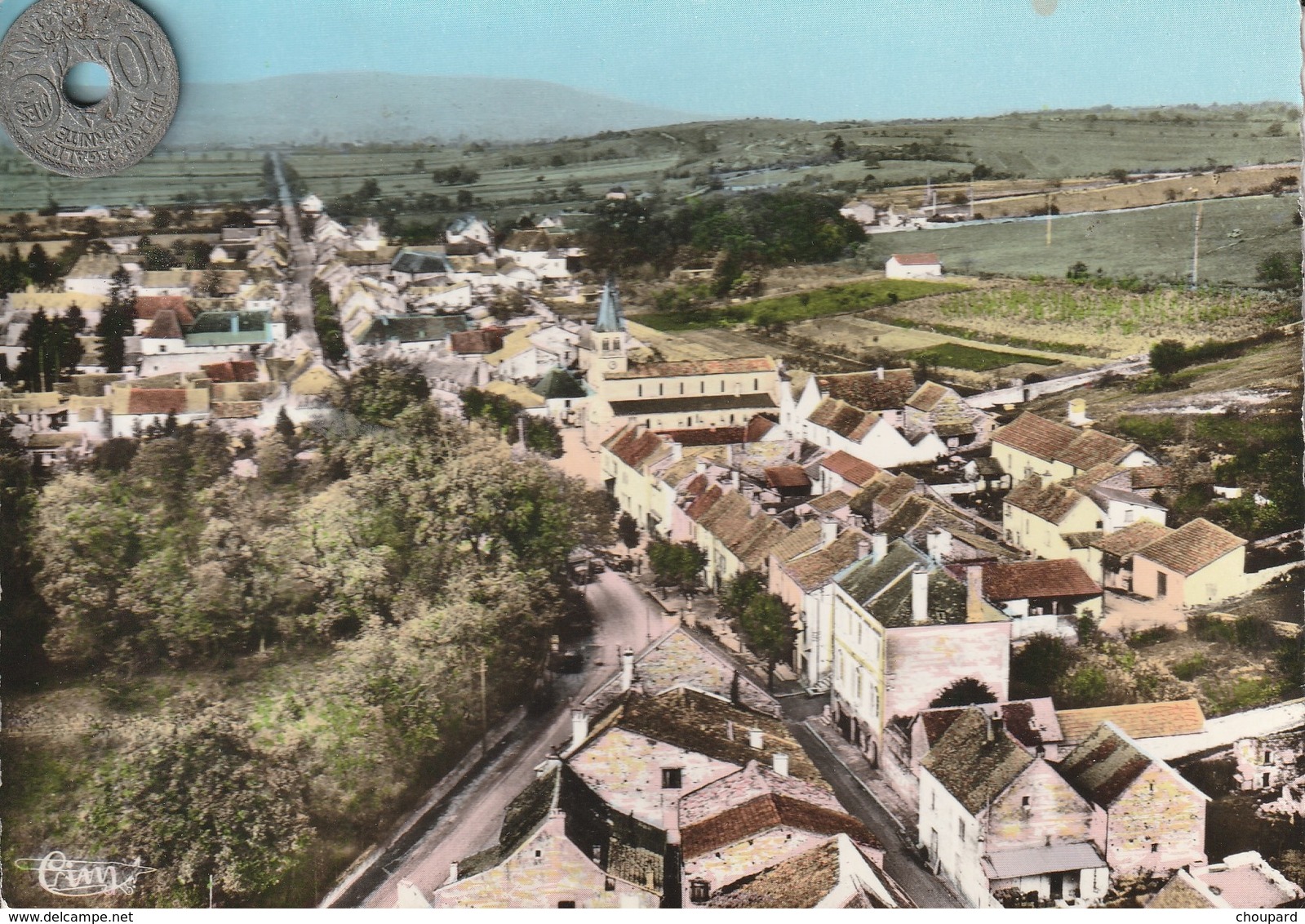 71 - Carte Postale Semi Moderne Dentelée  CORMATIN   Vue Aérienne - Andere & Zonder Classificatie