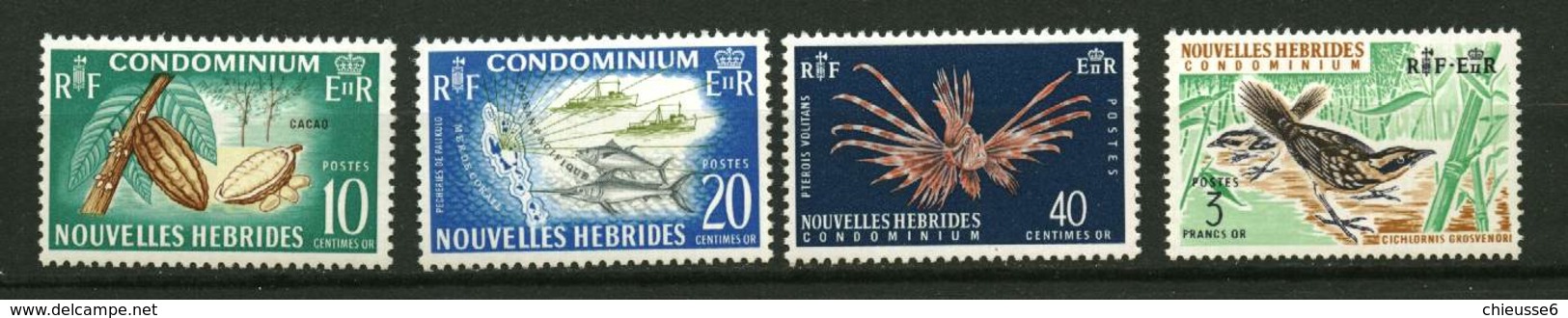 Nelle Hébrides **  N°  215 à 218 - - Unused Stamps