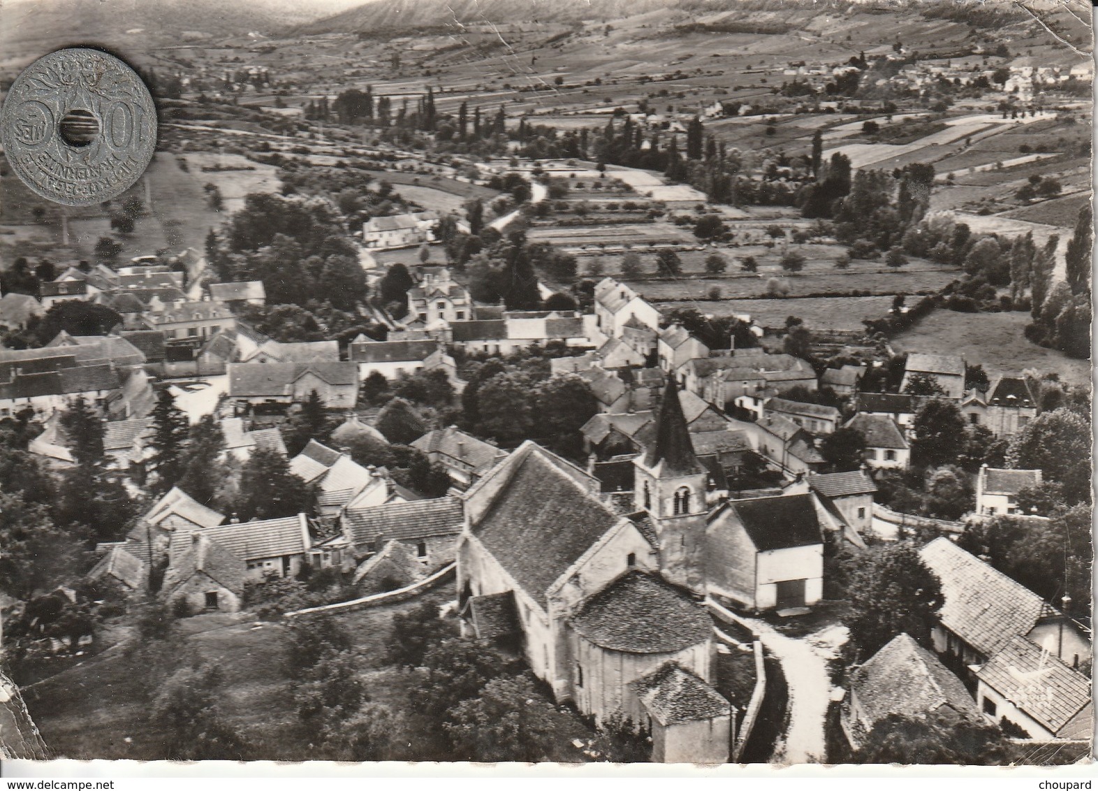 71 - Carte Postale Semi Moderne Dentelée   MELLECEY     Vue Aérienne - Andere & Zonder Classificatie