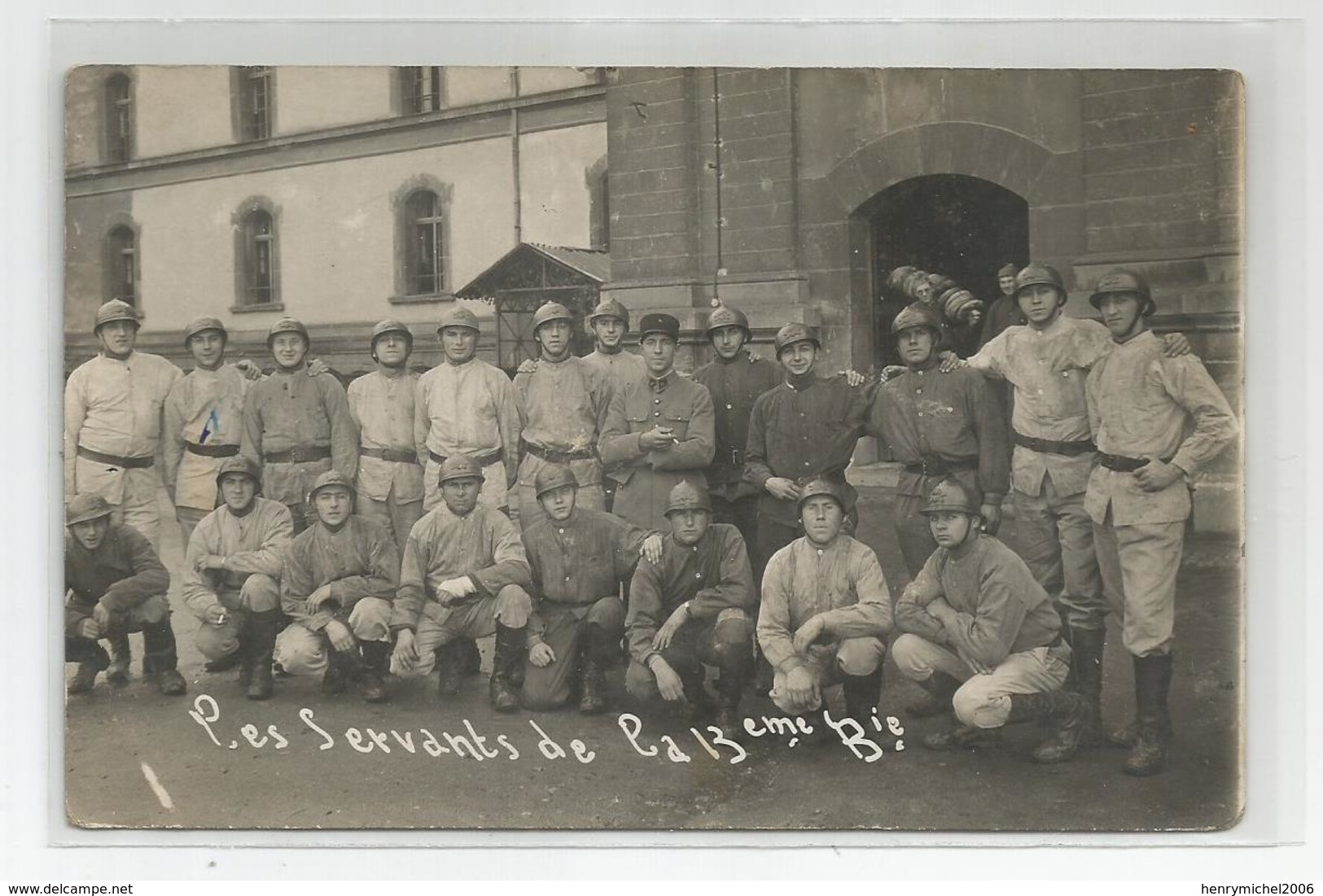 Carte Photo Moselle 57 Metz 61e Ra Les Servants De La 13e Batterie , 1939 - Régiments