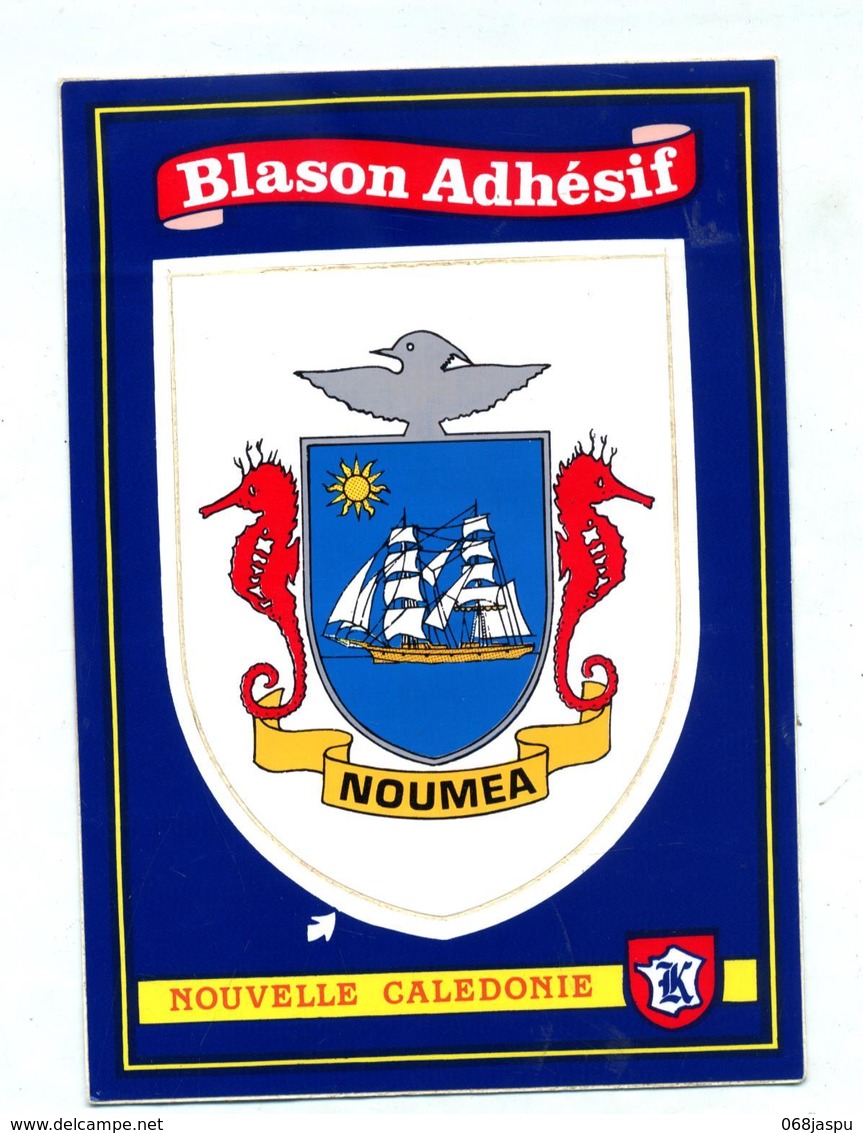 Carte Blason Adhesif Noumea - Nuova Caledonia