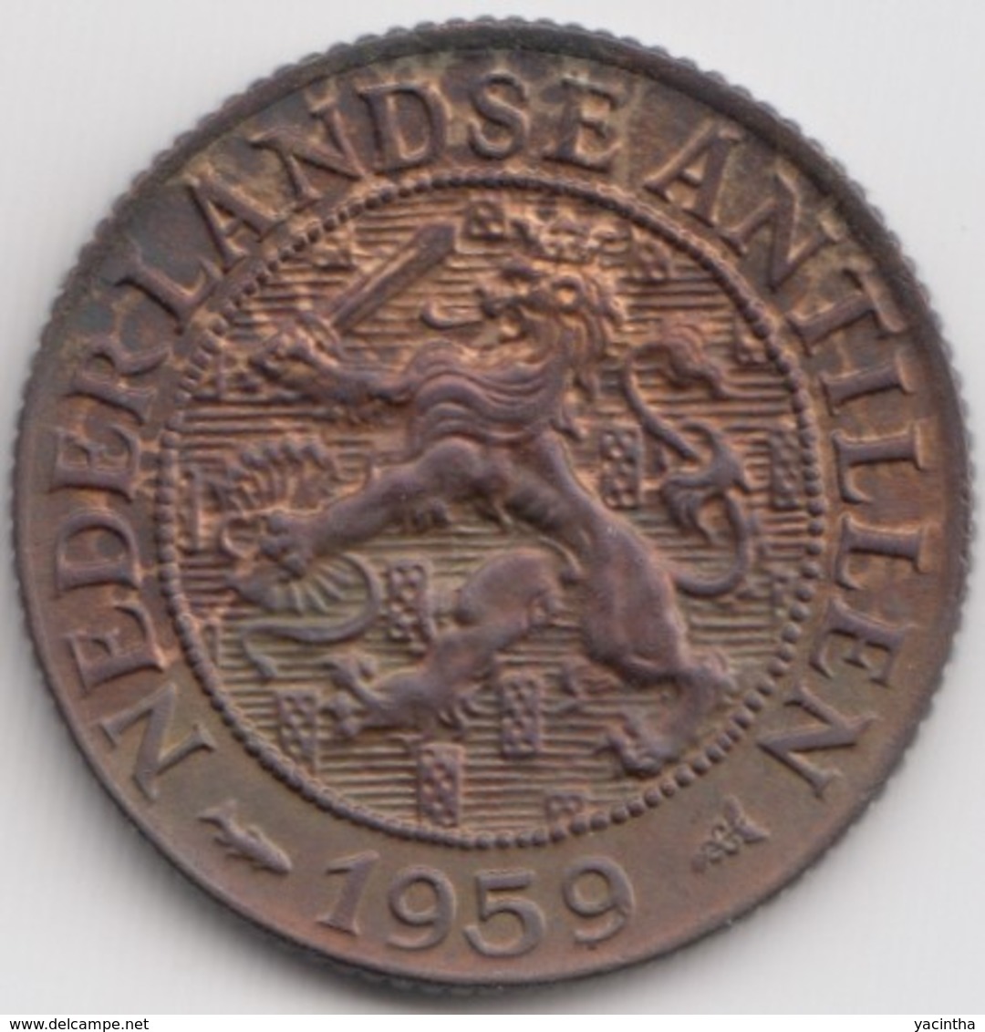 @Y@    Nederlandse Antillen  1  Cent  1959   ( 4590 ) - Niederländische Antillen