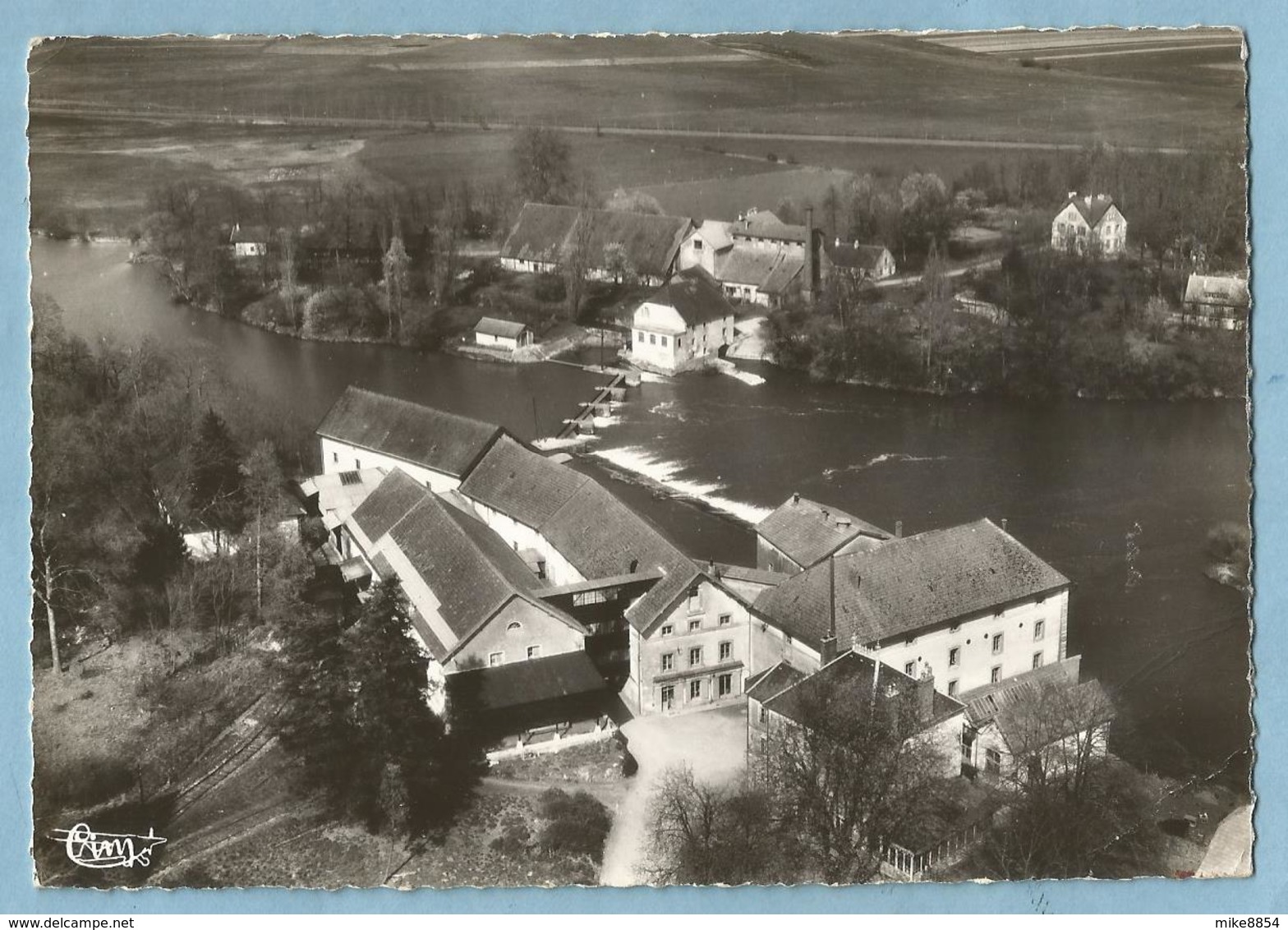 A101  CPSM   VEREUX  (Haute-Saône)  La Saône, Le Moulin Et Le Barrage - Vue Aérienne   +++++++ - Sonstige & Ohne Zuordnung