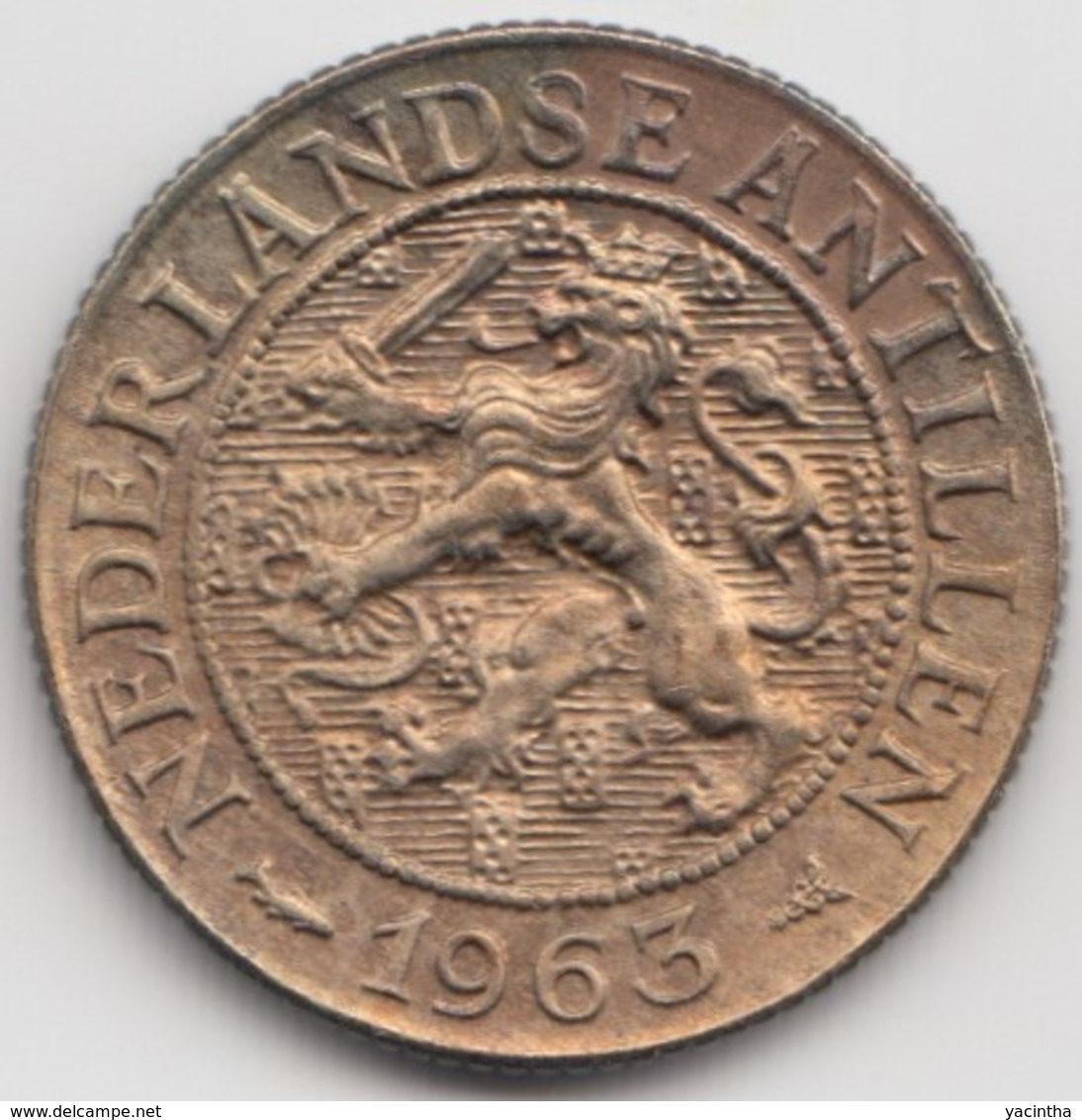 @Y@    Nederlandse Antillen  1  Cent  1963   ( 4592 ) - Niederländische Antillen