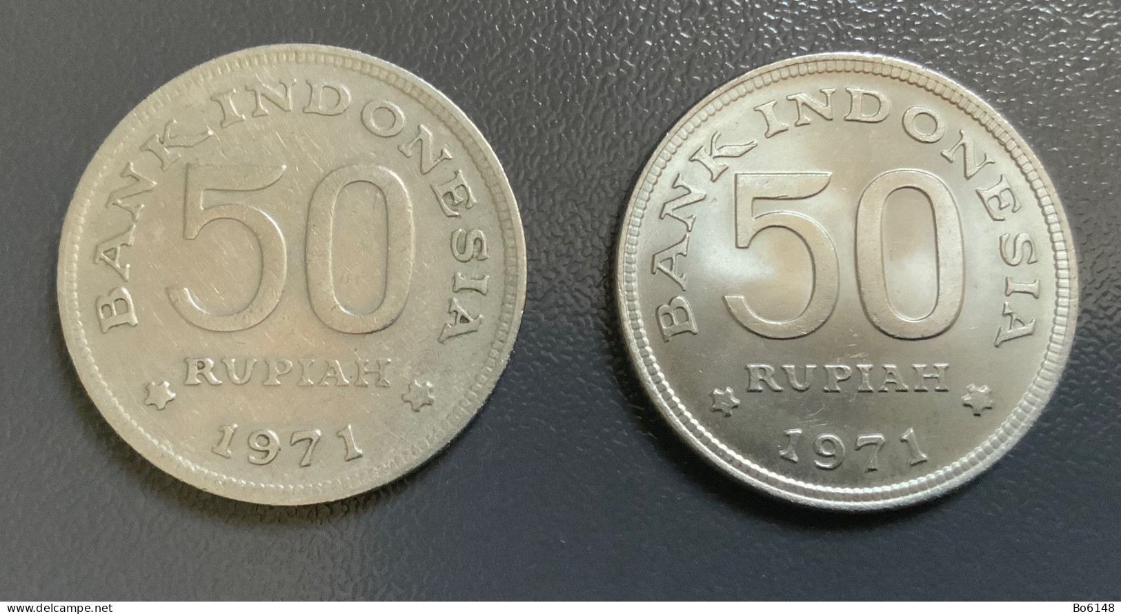 INDONESIA 2 Monete 50 Rupiah Del 1971 - Indonesia