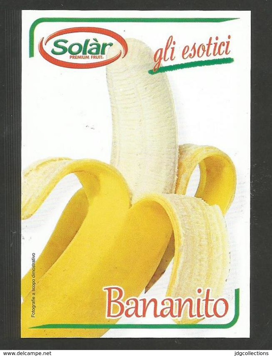 # BANANA BANANITO SOLAR SPREAFICO Fruit Tag Balise Etiqueta Anhänger Cartellino Banane Platano - Fruits & Vegetables