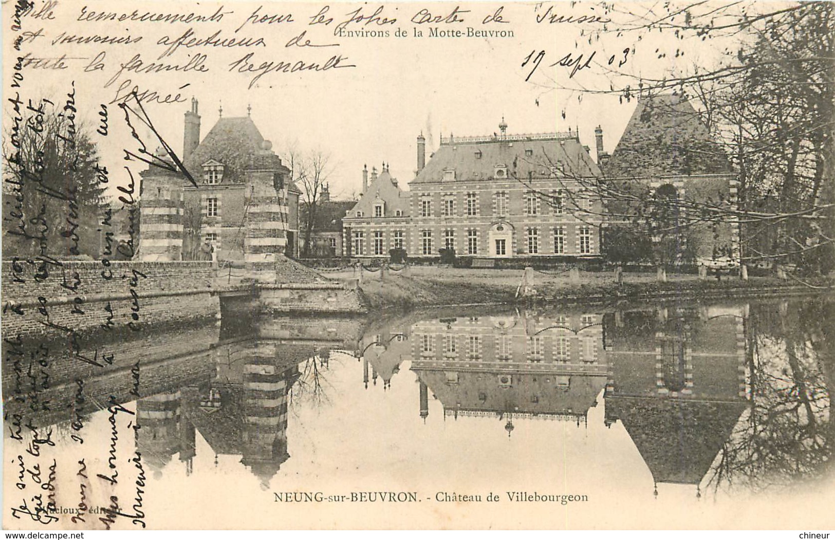 NEUNG SUR BEUVRON CHATEAU DE VILLEBOURGEON - Neung Sur Beuvron