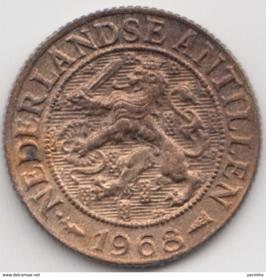 @Y@    Nederlandse Antillen  1  Cent  1968   ( 4596 ) - Niederländische Antillen