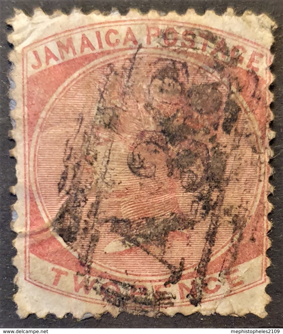 JAMAICA 1860/63 - Canceled - Sc# 2 - 2p - Jamaica (...-1961)