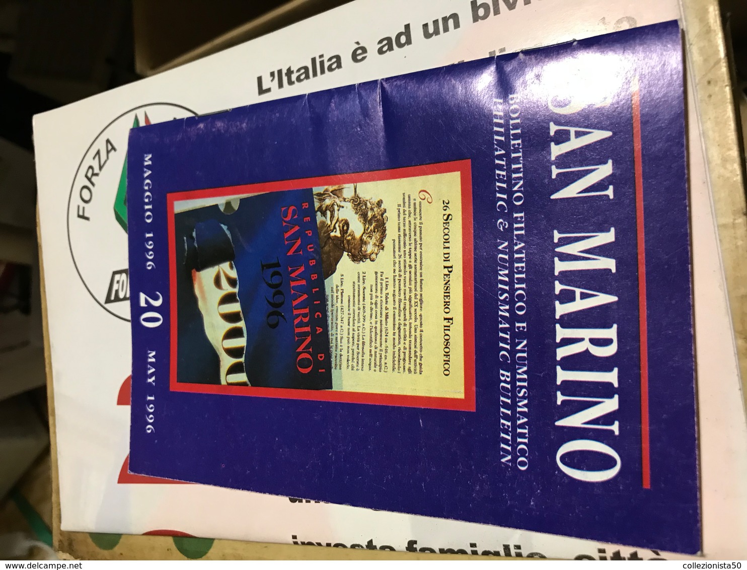 SAN MARINO BOLLETTINO FILATELICO NUMERO 20 - Altri & Non Classificati