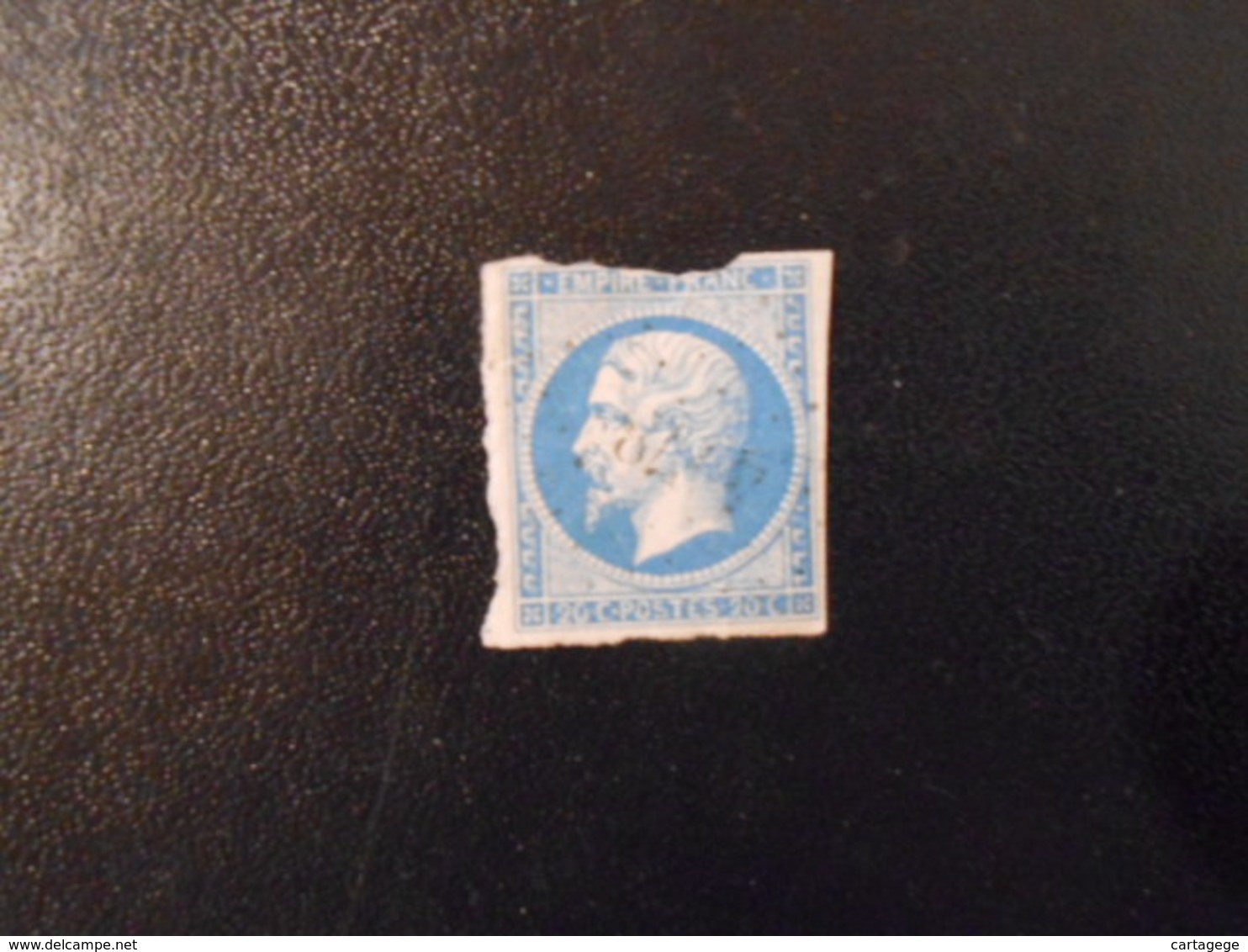 FRANCE YT14B NAPOLEON III, EMPIRE.FRANC 20c.bleu Type II Losange PC 4178 - 1853-1860 Napoléon III.