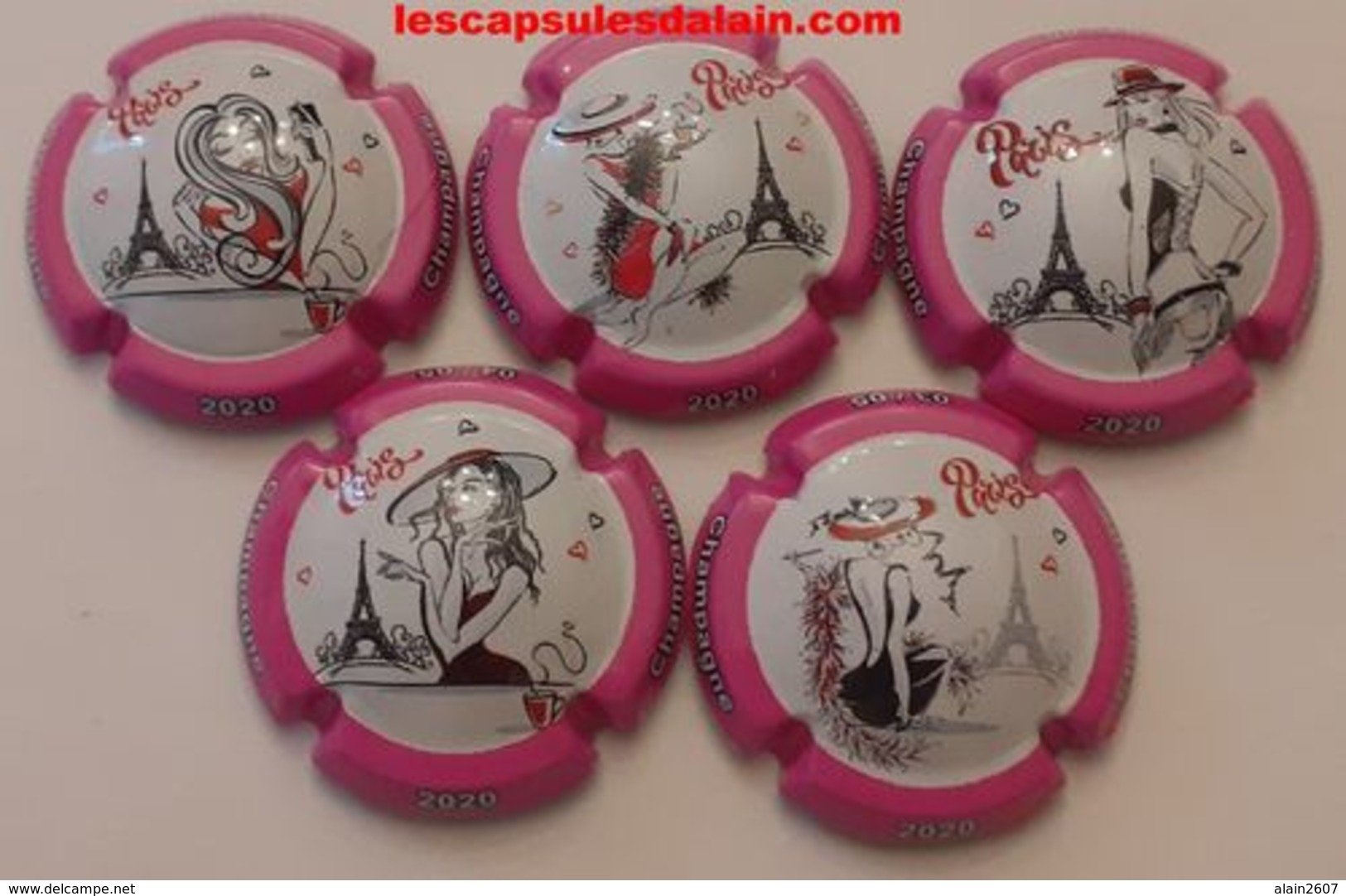 5 BELLES CAPSULES CHAMPAGNE GENERIQUE PARISIENNES 2020 NEWS - Collections