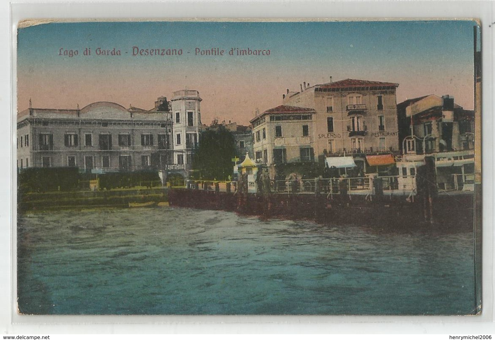 Italie Italia Italy - Veneto Lago Di Garda Desenzano Pontile D'imbarco - Altri & Non Classificati