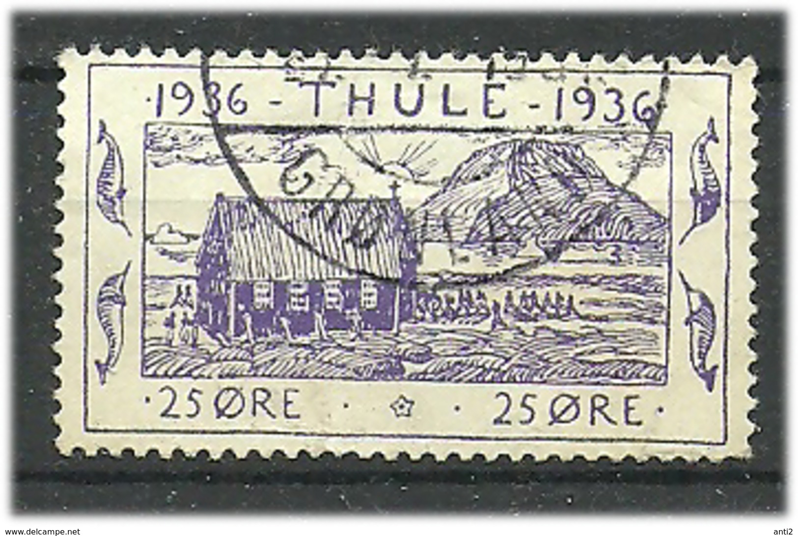 Greenland Thule 1936 Church In Thule, Mi 3, Cancelled(o) - Thule