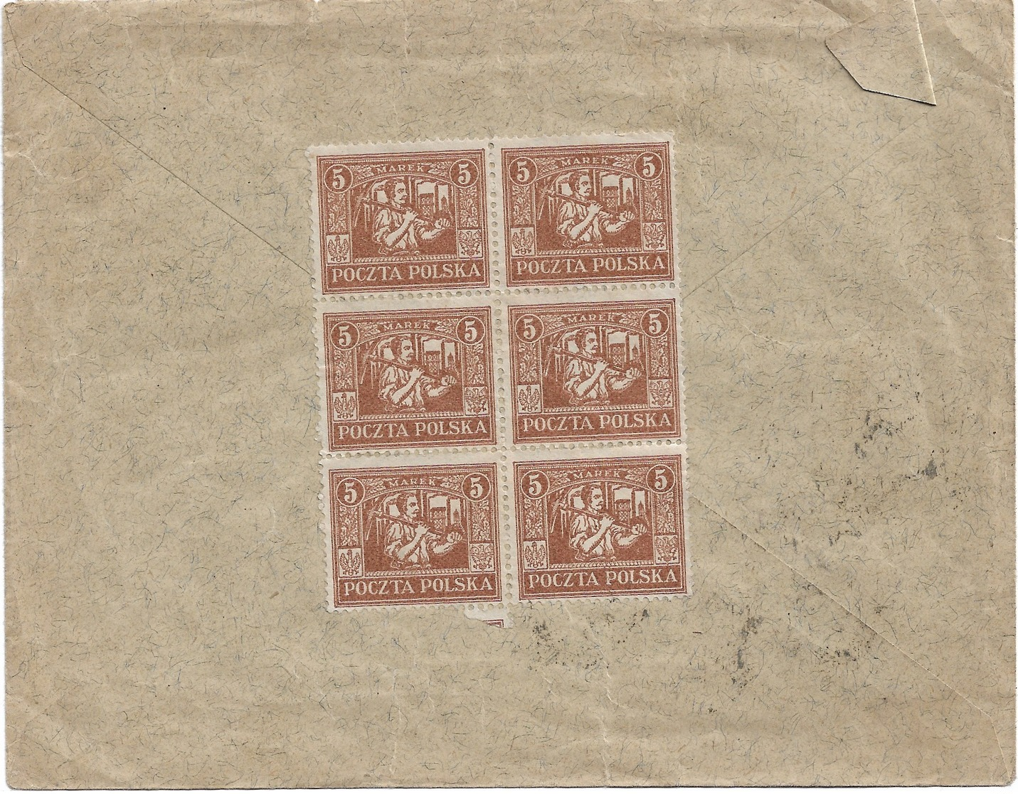 Lettre De KATTOWITZ  ( Georg Weissenberg ) Pour  CHEMNITZ  1922  13 Stamps - Briefe U. Dokumente