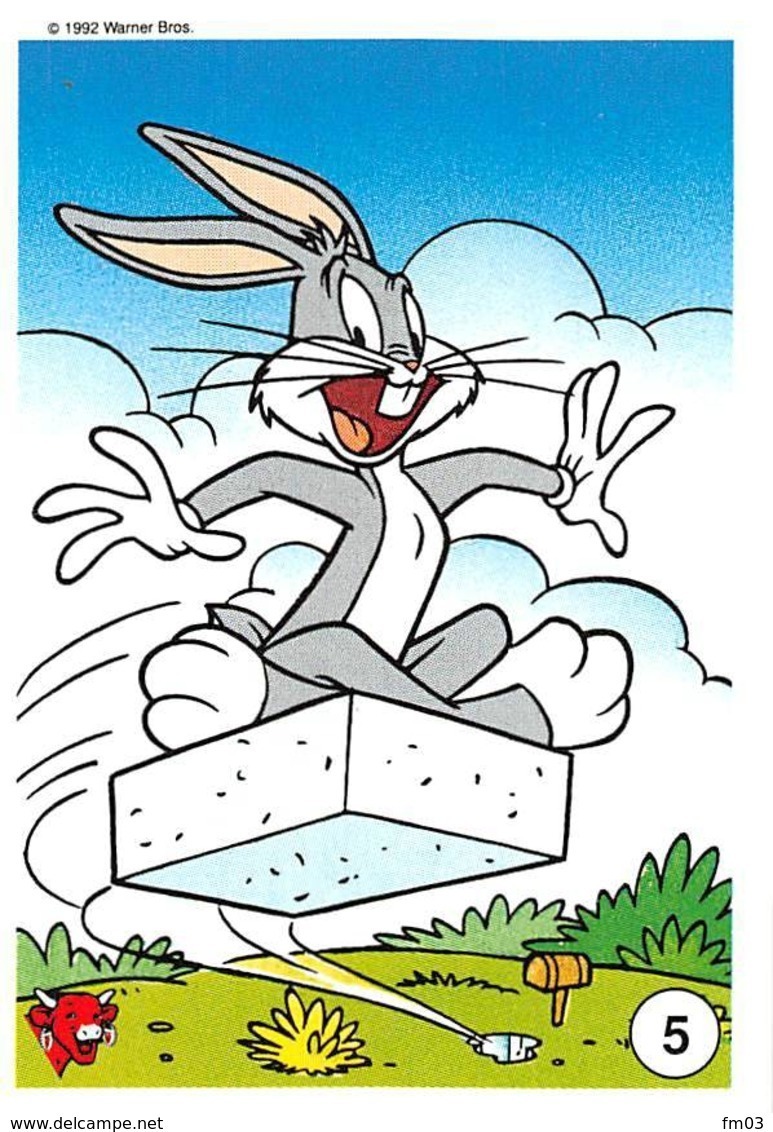 magie Bugs Bunny série complète 20 images la Vache Qui Rit Fromagerie Bel 1992 Warner