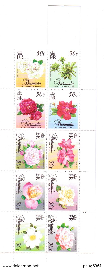 BERMUDES 1989  CARNET  ROSES  YVERT  N°C554   NEUF MNH** - Bermudes