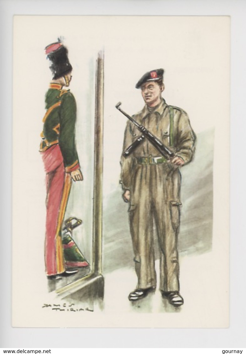 Uniformes Belges, Belgische Uniformen, Guides Troupes Blindées 1962 (James Thiriar Illustrateur) Hommage - Uniformen