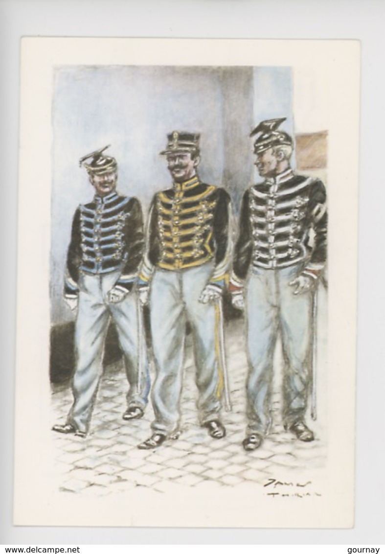 Uniformes Belges, Belgische Uniformen, Lanciers, Sous-officier En Tenue De Service 1910 -   Thiriar Illustrateur - Uniformen