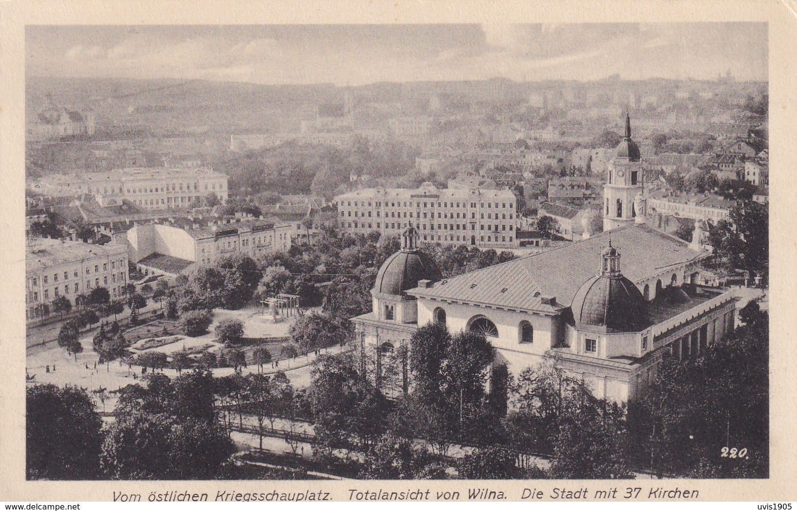 Wilno.Wilna.City With 37churches. - Litauen