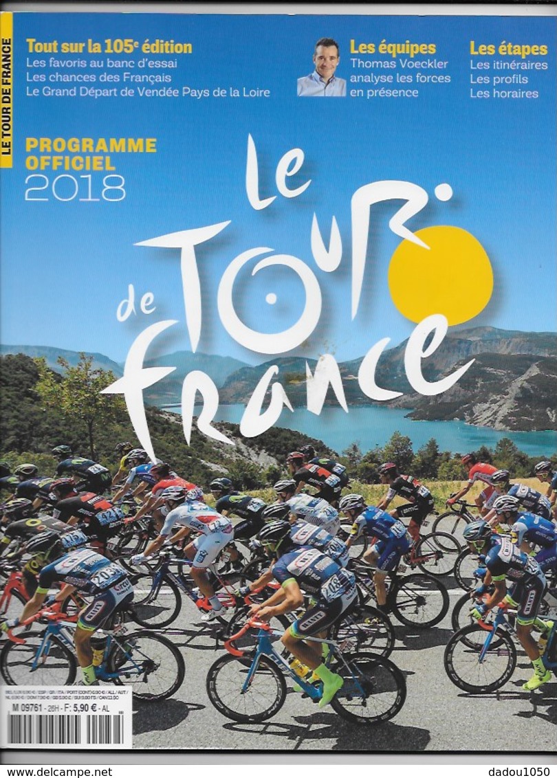 LE TOUR DE FRANCE Programme Officiel 2018 - Sport