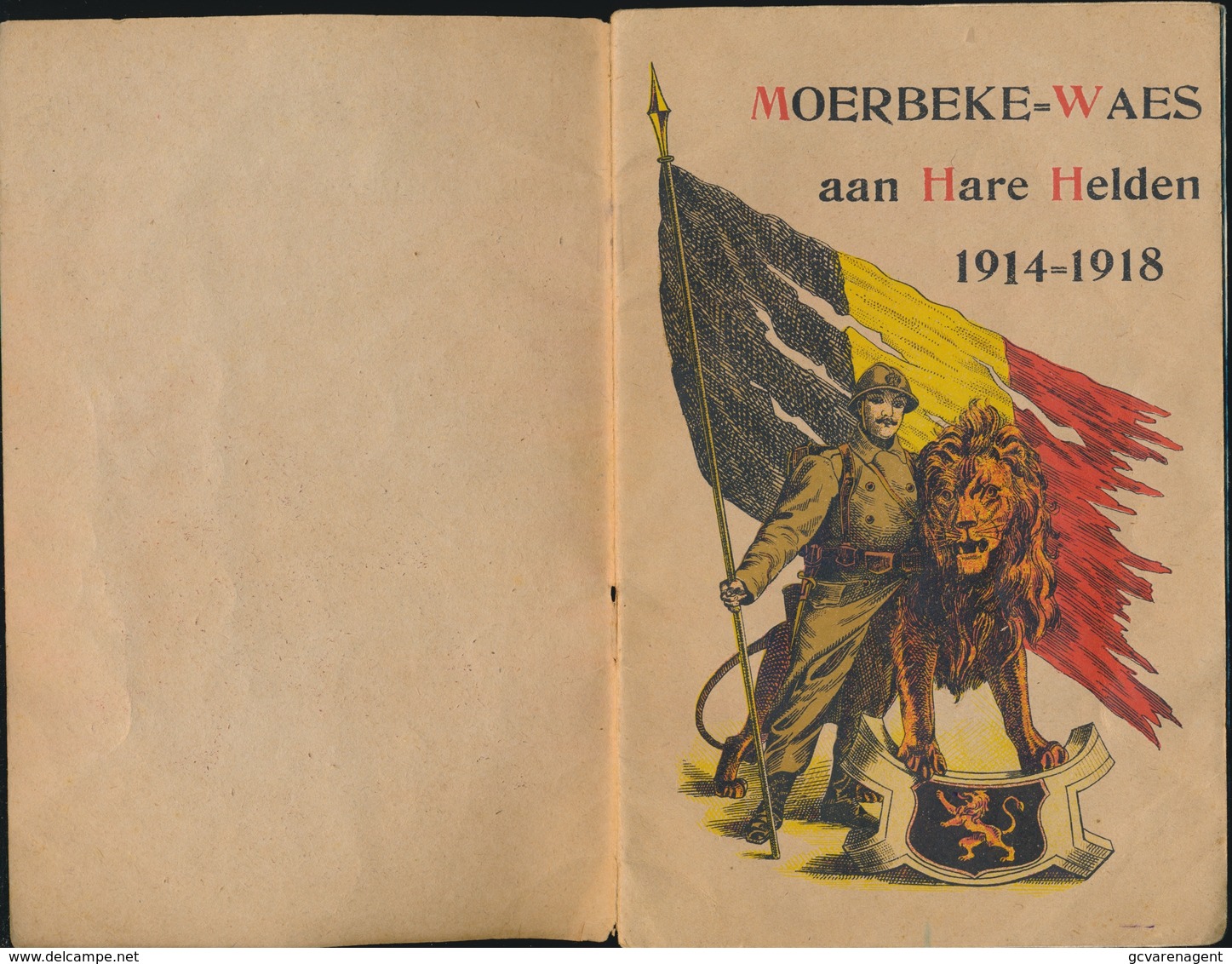 BOEKJE - MOERBEKE WAAS AAN HARE HELDEN 1914 - 1918 - ALLE BLZ ZIJN AFGEBEELD - BINNENBLAD IS LOS - ZELDZAAM ZIE AFBEELDI - 1914-18