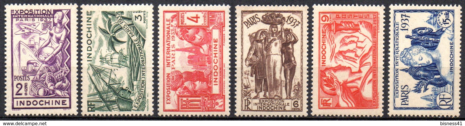 Col17  Colonie Indochine N° 193 à 198 Neuf XX MNH   Cote 14,00€ - Nuevos