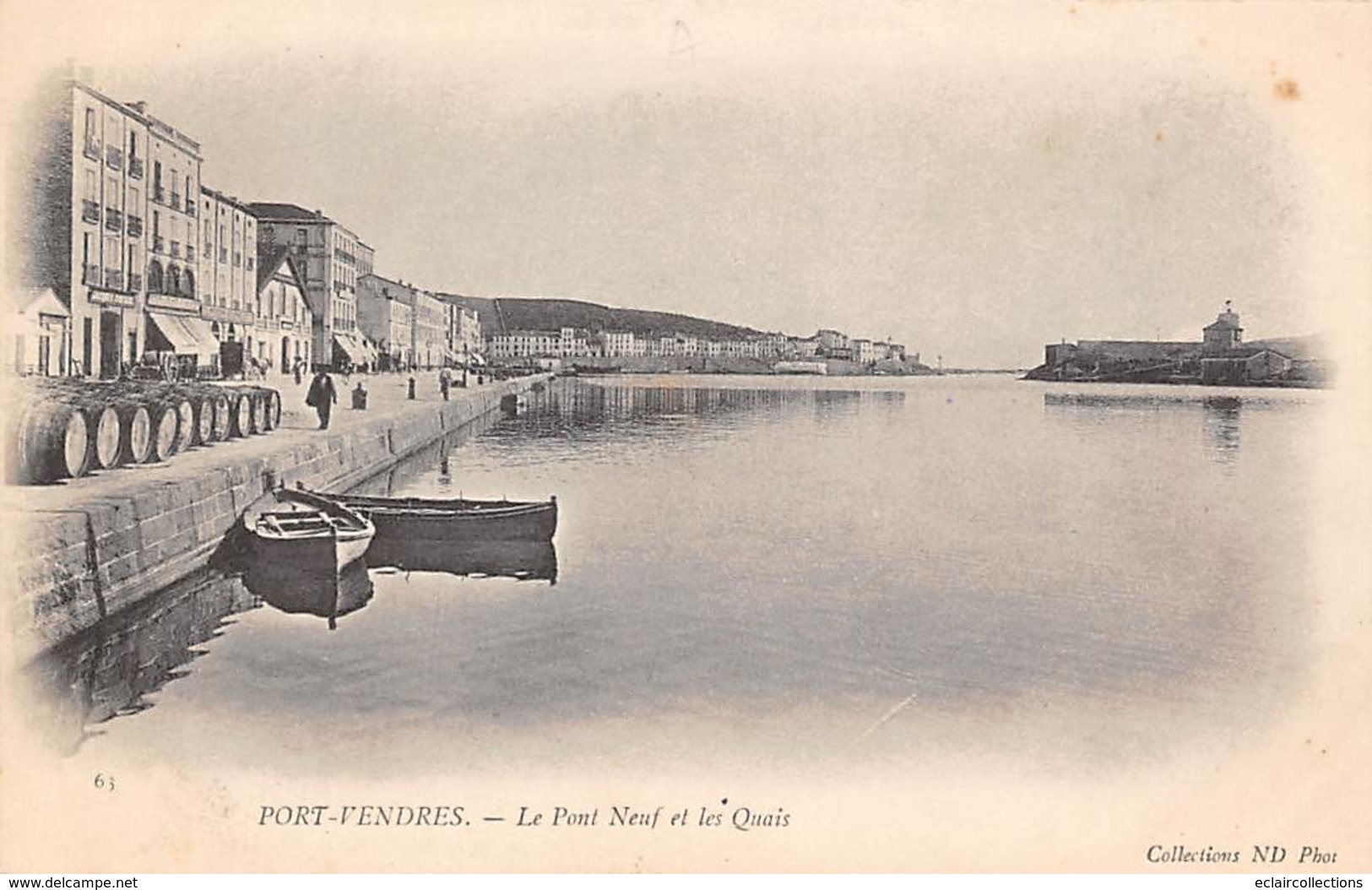 Port Vendres          66       Le Pont Neuf Et Les Quais   . (voir Scan) - Port Vendres