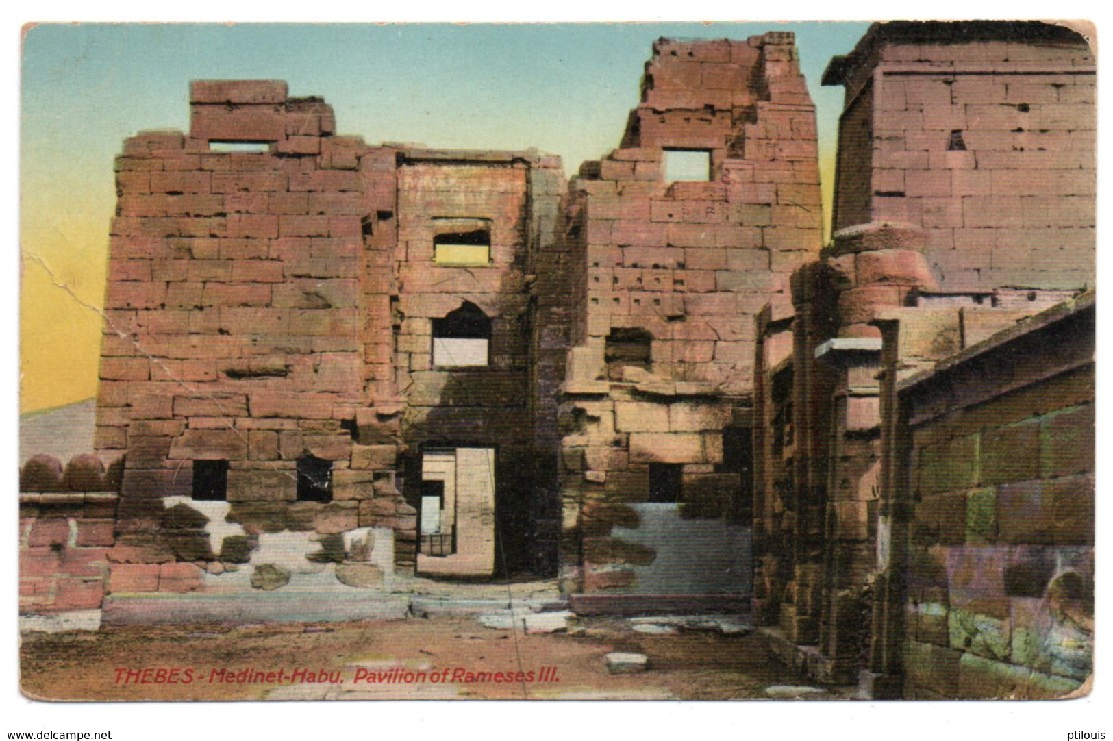 THEBES - Medinet-Habou - Pavillon De Ramses III - Tempels Van Aboe Simbel