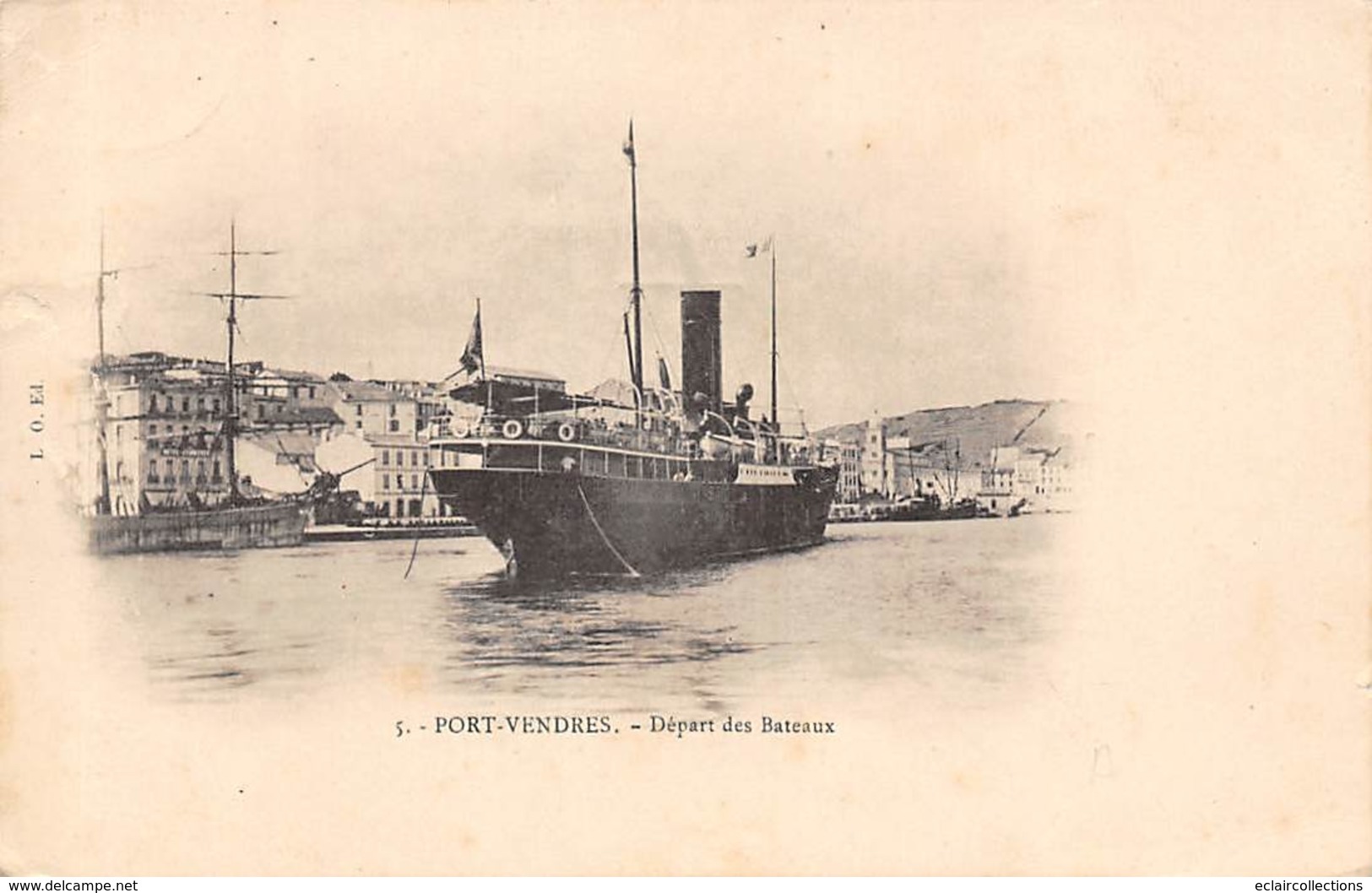 Port Vendres          66       Départ Des Bateaux              (voir Scan) - Port Vendres