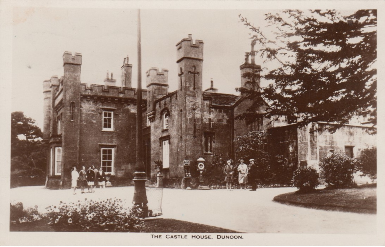 RP: DUNOON , Scotland , 1930 ; The Castle House - Sonstige & Ohne Zuordnung