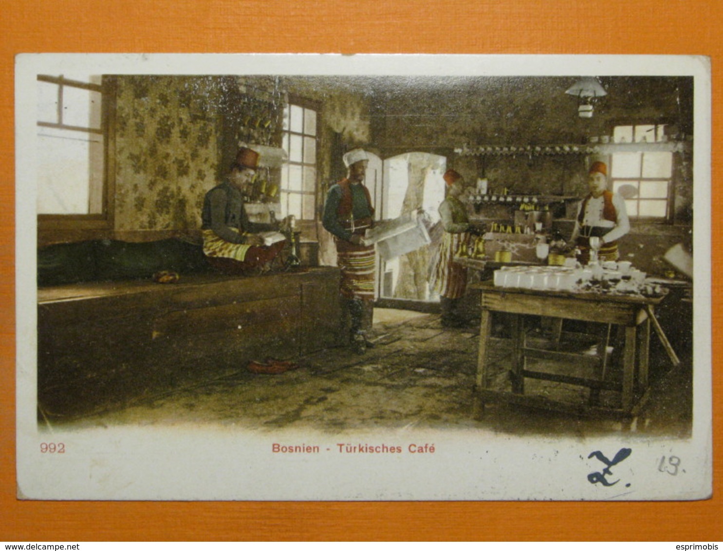 #66578, Bosnia, Türkisches Café, Used 1905 - Bosnie-Herzegovine