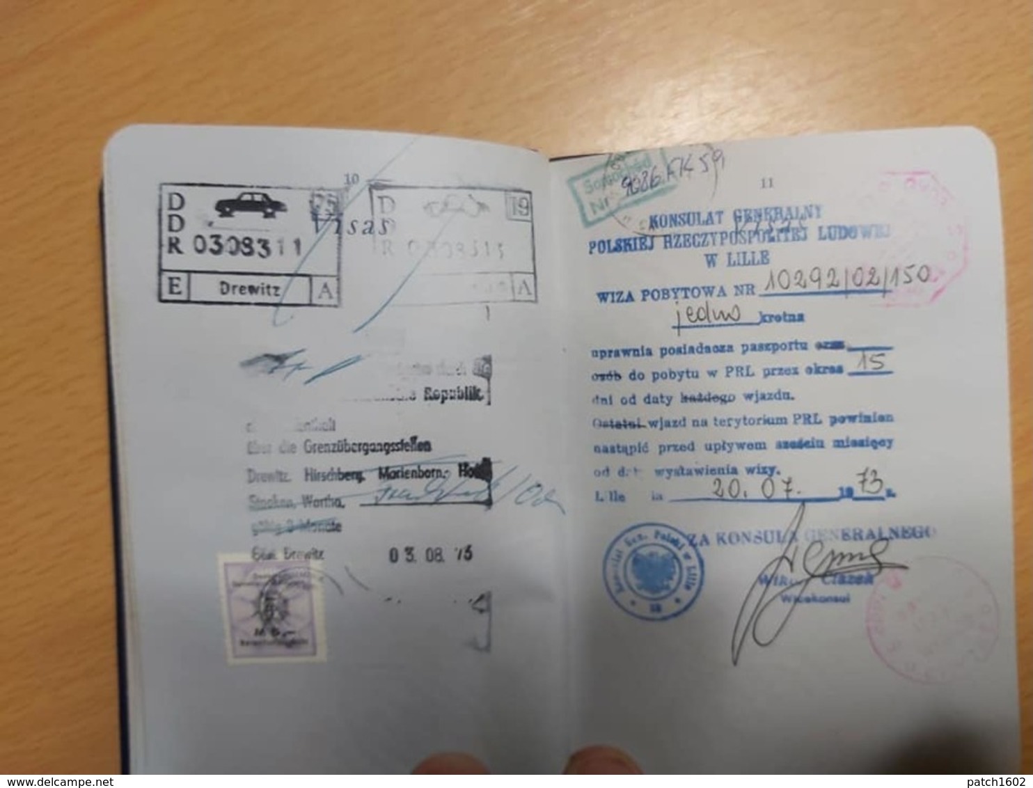 Passeport France Passport Excellent état +3 TIMBRES FISCAUX +CACHET CONSULAT +PLUSIEURS CACHETS - Andere & Zonder Classificatie