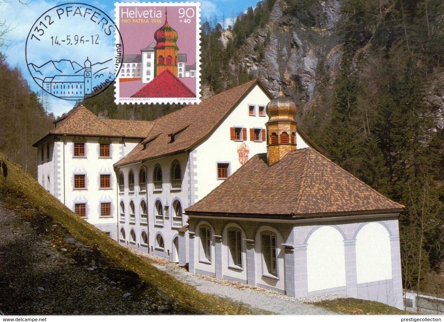 HELVETIA PFAFERS BAD RAGAZ  POST CARD   (GENN2001169) - Churches & Cathedrals