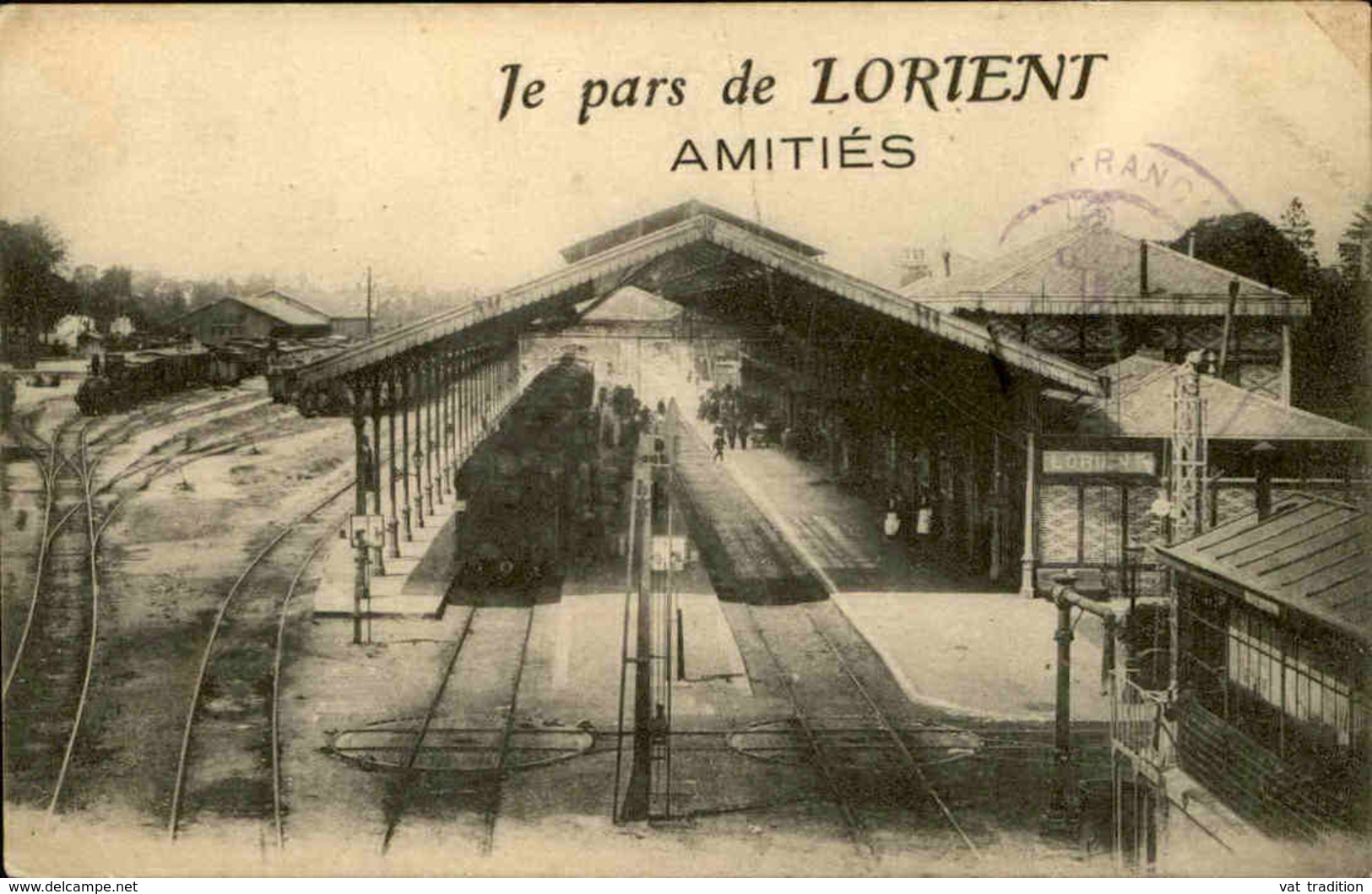 FRANCE - Carte Postale - Lorient -  " Je Pars De Lorient " - Gare - L 51326 - Lorient