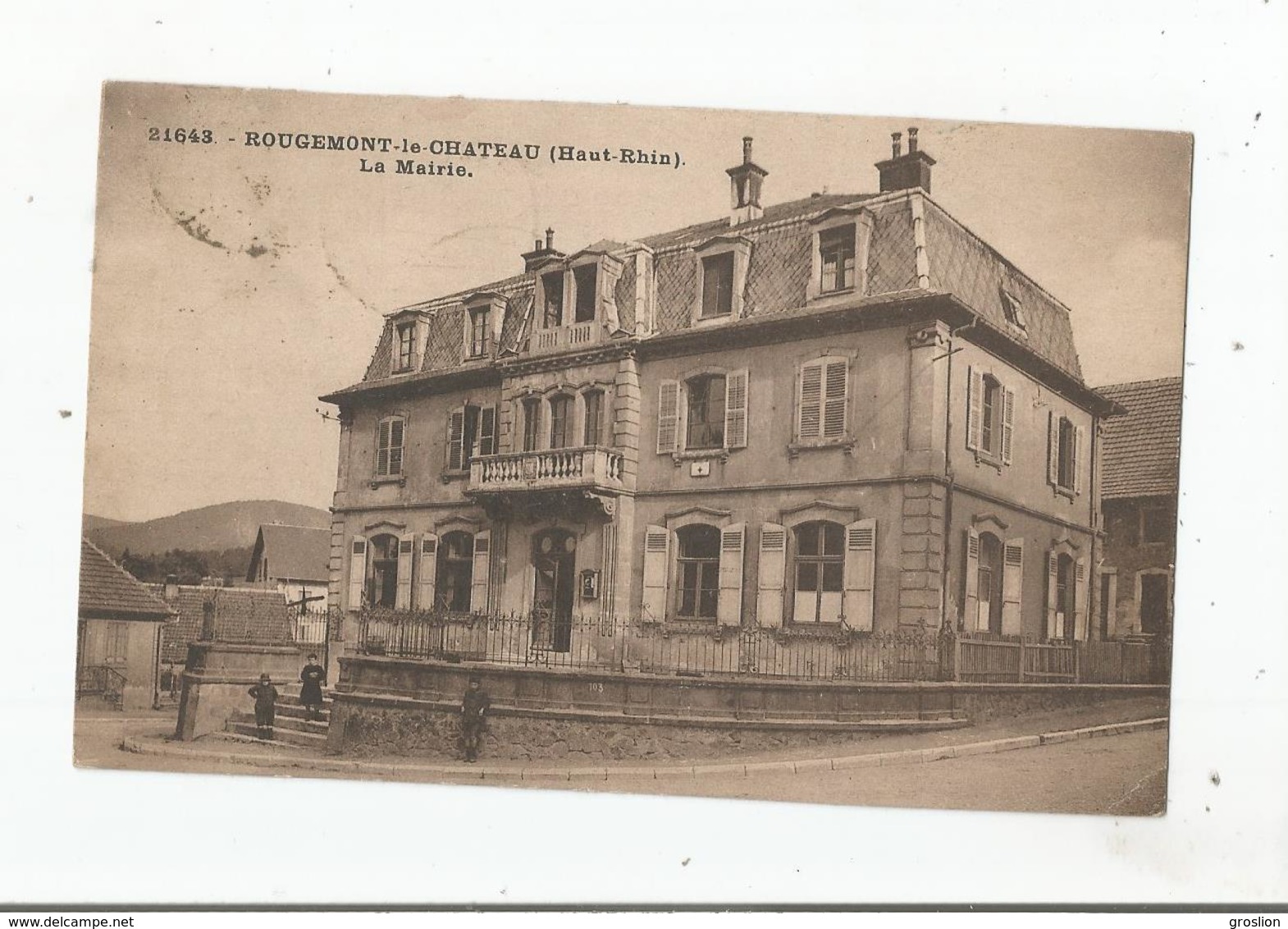 ROUGEMONT LE CHATEAU 21643 LA MAIRIE 1933 - Rougemont-le-Château