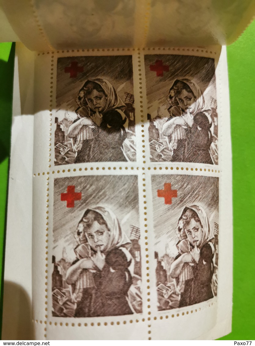 Très Rare !!! Carnet Croix Rouge De Belgique. Secours Aux Enfants D'Europe. Complet 12 Timbres - 1907-1941 Alte [A]