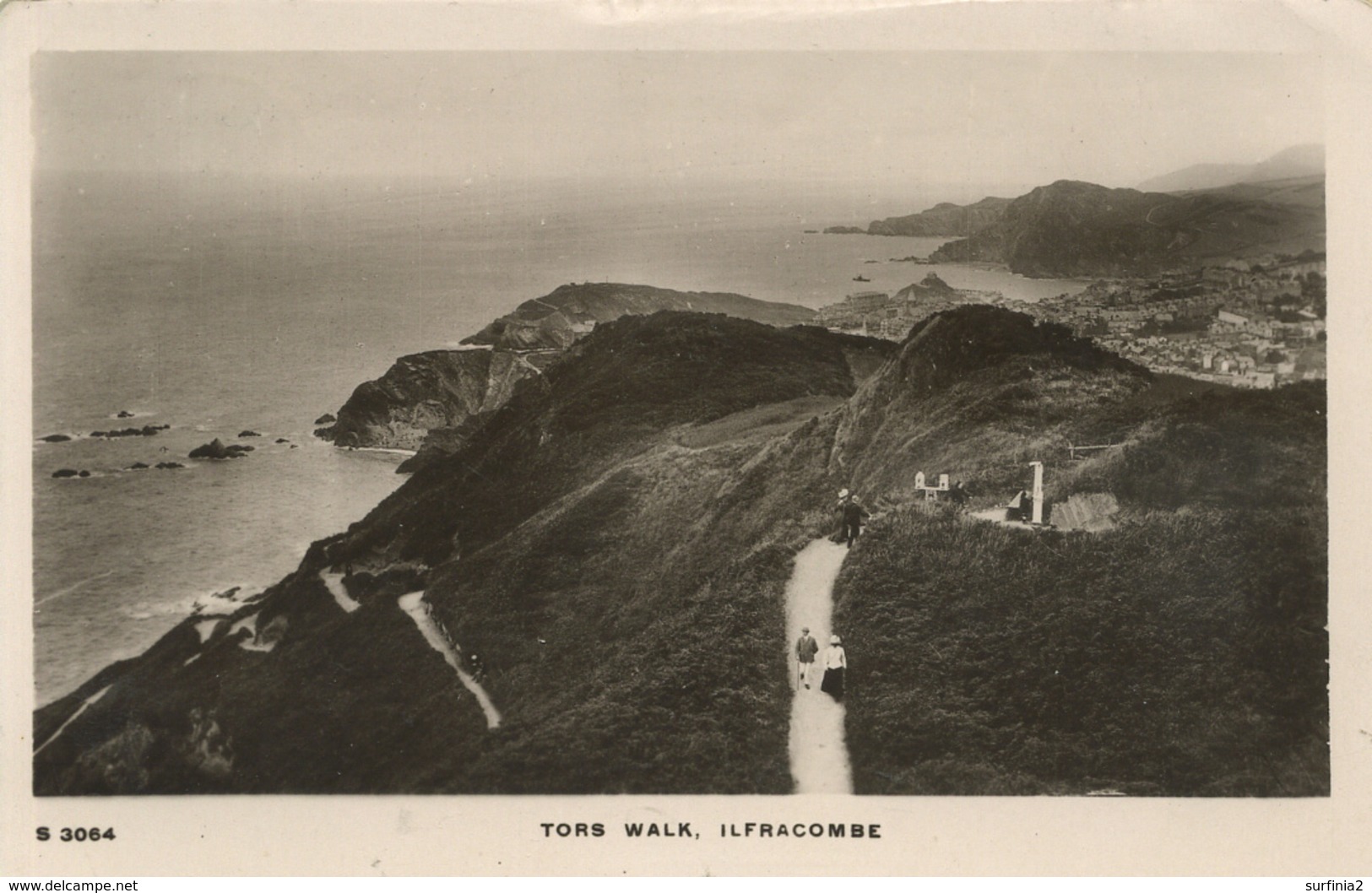 DEVON - ILFRACOMBE - THE TORS WALK RP  Dv223 - Ilfracombe