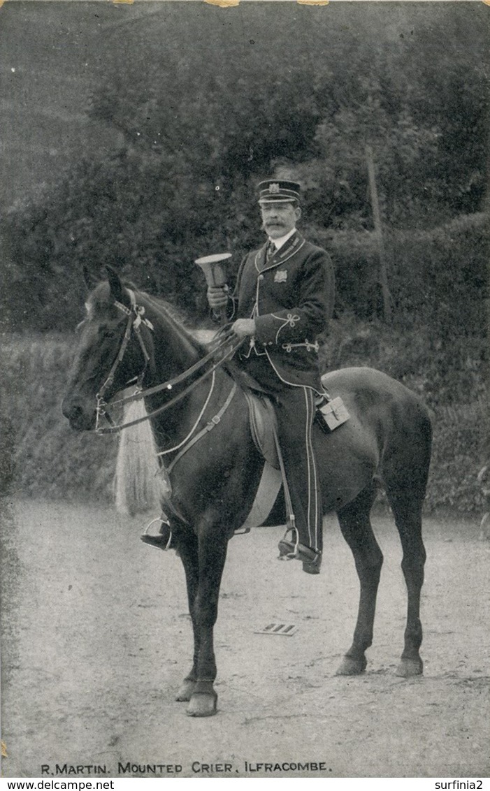 DEVON - ILFRACOMBE - R MARTIN - MOUNTED CRIER  Dv22 - Ilfracombe