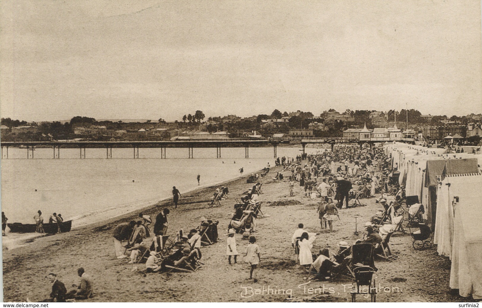 DEVON - PAIGNTON - BATHING TENTS Dv268 - Paignton