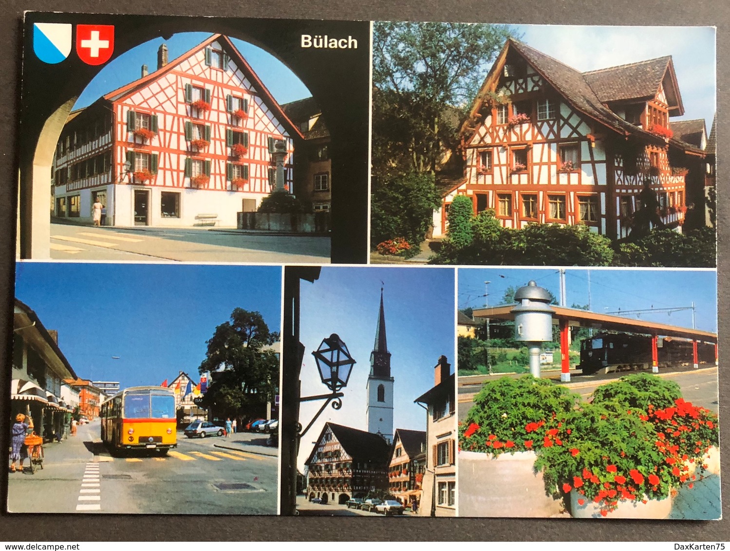 Bülach ZH Mehrbild /Häuser/ Postauto - Bülach