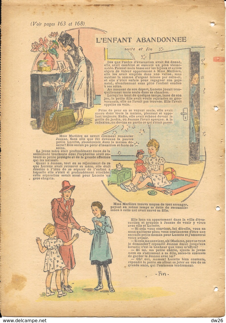 Journal Hebdomadaire: Bernadette - N° 533 17 Mars 1940 - L'enfant Abandonnée - Bernadette